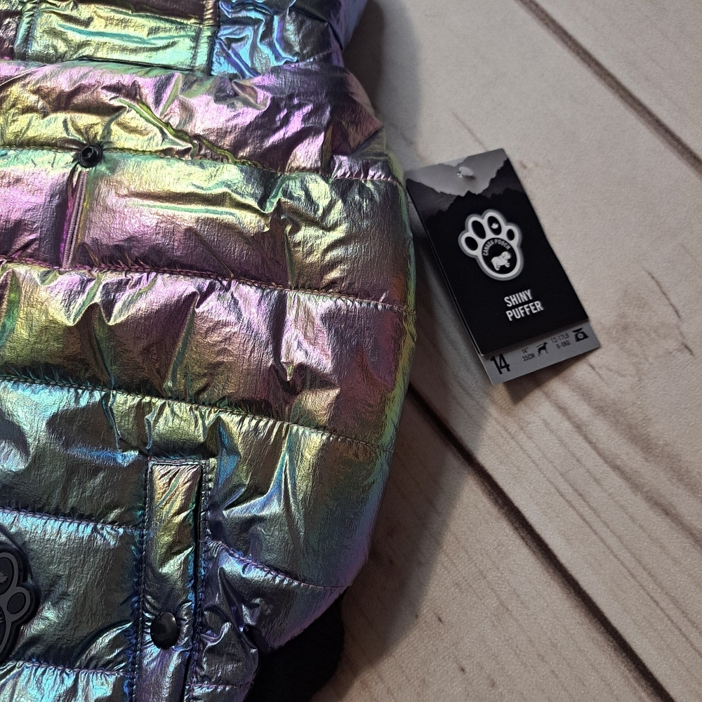 Canada Pooch Iridescent Dog Jacket - Picture 3 of 8